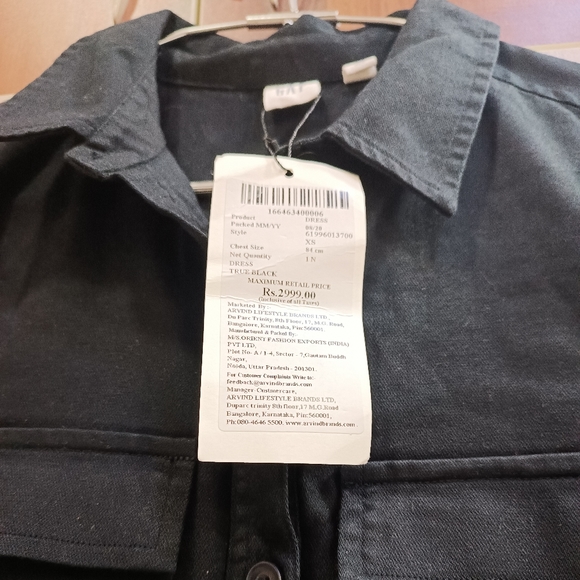 Sale❤️‍🔥GAP shirt dress with detachable fabric belt - Picture 5 of 9